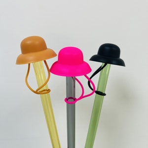 2024 10mm Silicone/PVC Anti-poussière Multi-designs Capuchons de paille pour chapeaux de cowboy pour Restaurants et Boutiques Compatible 30/40 oz - Product Image 3