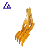 Pulgar Hidráulico Progresivo Tipo Garra para Excavadora, Acciona Rocas Irregulares con Precisión, Compatible con TC125 TC60 TB260 TB014