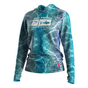 Camiseta de Pesca con Capucha para Mujer, Protección Solar UPF, Secado Rápido, Ecológica y Resistente a los Rayos UV - Product Image 1