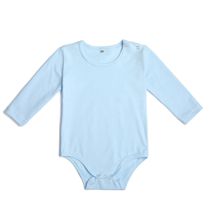 Vente en gros de body à manches longues pour bébés 100% coton peigné pour nouveaux-nés filles et garçons - Product Image 6