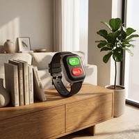 Montre connectée numérique senior Wonlex CT31, nouveau produit, 4G, GPS, LBS, WIFI, étanche IP67, avec alarme de chute.