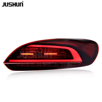Feux arrière JUSHUN pour Volkswagen Scirocco 2009-2014 – Ensemble de feux arrière LED améliorés, feux stop, feux de croisement et de route, accessoires automobiles