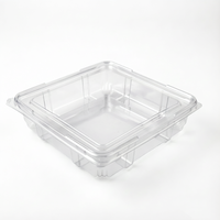 Emballage personnalisé pour pâtisserie et gâteaux en PET, conteneur en plastique transparent pour pâtisserie