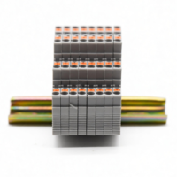 Technologie de connexion par enfichage TD, borniers industriels à ressort triple couche 2,5 mm² pour rail DIN, 26-12 AWG