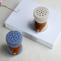 Brûleur d'arôme en céramique personnalisé huile essentielle évider bougeoir encensoir à la mode ameublement brûleur d'encens