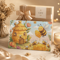 Puzzle en bois personnalisé avec photo, cadeau sur mesure, 500 à 1000 pièces, cadeaux uniques pour la famille, le bureau, l'école, articles de bricolage