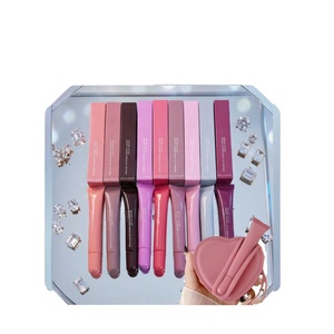 Pochette de rangement en forme de cœur pour rouge à lèvres et brillant à lèvres, naturelle, 10g, portable, texture douce, pour écouteurs et petits objets - Product Image 2
