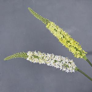 Flores Artificiales de Larkspur Meng Jie de 100cm y 200cm, Blancas y Verdes, Decoración para Bodas y Hogar - Product Image 1