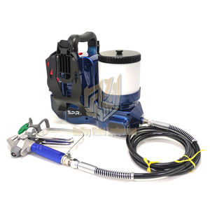 مسدس رش الطلاء السريع اللاسلكي بضاغط الهواء، رشاش دهان لاسلكي يعمل بالبطارية مع مسدس رش - Product Image 2