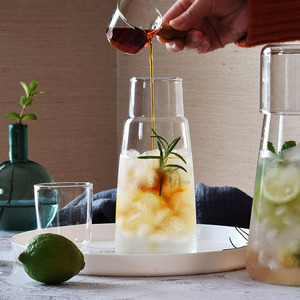 Set di <span class=keywords><strong>caraffa</strong></span> per <span class=keywords><strong>acqua</strong></span> in <span class=keywords><strong>vetro</strong></span> da 700ml 800ml 900ml con Set di bicchieri in <span class=keywords><strong>vetro</strong></span> per camera da letto, comodino, <span class=keywords><strong>caraffa</strong></span> per <span class=keywords><strong>acqua</strong></span> con Set di tazze - Product Image 4