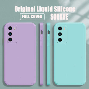 Custodia per Telefono in Silicone Liquido per Xiaomi Redmi Note 10 10S 9 8 Pro Max 9S Mi 11 10T <span class=keywords><strong>Poco</strong></span> <span class=keywords><strong>F3</strong></span> X3 Originale <span class=keywords><strong>Cover</strong></span> Morbida Quadrata - Product Image 3