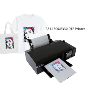 지능형 소프트웨어 기술로 모든 종류의 직물을위한 품질 a3 dtf 변환 프린터 자동 레이저 유도 인쇄