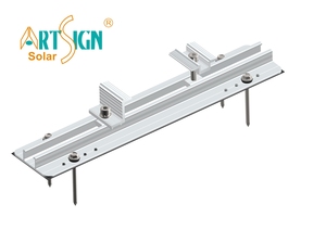 OEM ODM Eloxierte Aluminium-Minischienen Kurze Schienen für Metall-Dach-Solar-<span class=keywords><strong>PV</strong></span>-Montage - Product Image 4