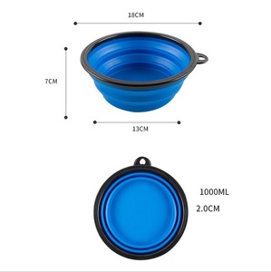 Portabile da campeggio pieghevole da viaggio per esterni in <span class=keywords><strong>Silicone</strong></span> per l'alimentazione di cani per animali domestici ciotole per acqua ciotola per piatti pieghevoli per animali domestici - Product Image 6