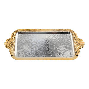 Plateau décoratif de luxe doré - Product Image 4