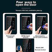 Lecteur RFID UHF en gros - Matériau ABS, Interface TTL, Étanche IP65, Déverrouillage par Carte et Mot de Passe via Application Tuya WiFi pour Contrôle d'Accès aux Portes