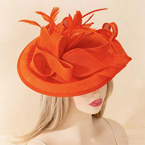 HZM-26058 Fascinador para mujer, sombrero de boda, sombrero único para fiesta Derby, sombrero de moda para iglesia, <span class=keywords><strong>sombreros</strong></span> Kentucky <span class=keywords><strong>Ascot</strong></span>, diadema nupcial - Product Image 3