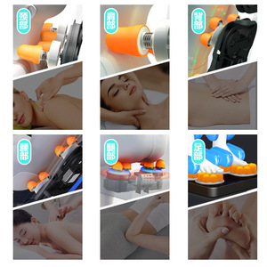 Massage <b>Chair</b> Full Body Electric <b>Zero</b> <b>Gravity</b> L-Shaped Rail 30 Airbags Roller Foot Massage Home Use - Product Image 3