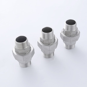 Thép Không Gỉ 1/4 ''3/8'' 1/2 ''BSP NPT Male <span class=keywords><strong>Union</strong></span> <span class=keywords><strong>Barrel</strong></span> Phụ Kiện - Product Image 4