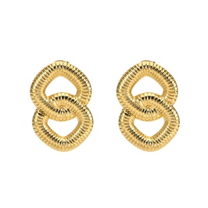 Pendientes de Moda para Mujer, Tono Dorado, Joyería Minimalista, Pendientes Finos para Uso Diario, Regalo de Fiesta, Regalo de Navidad, Elegantes - Product Image 6