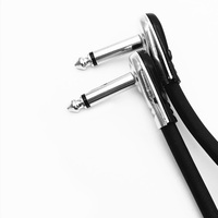 Câble de raccordement pour guitare à angle droit de 6,35 mm, court, pour église, école, magasin de musique, entraînement de groupe, distributeur - Vente en gros