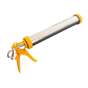 Pistolet à colle adhésive et mastic manuel en aluminium rouge de 600 ml pour bricolage et OEM, avec buses coniques - Product Image 3