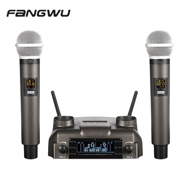 Portable Pa System With Digital Pro Audio Wireless Mic Set