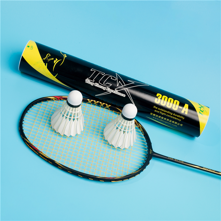 TCX3000-A Badminton Shuttlecock TCX 3000-A New Arrival Situable for India/thailand Marketing Badminton Shuttlecock