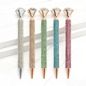 Promotional Metal Ballpoint Pens with Diamond Inlays <b>Creative</b> Signature Pen Custom Pens for Students and Corporate Advertising - Product Image 1