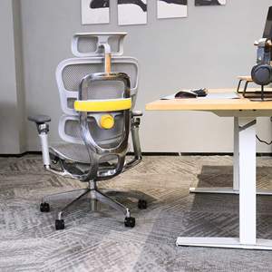 Nueva Silla de Oficina Ergonómica de Malla para Computadora, Silla de Escritorio Ejecutiva Premium de Aluminio Giratoria y Reclinable al por Mayor - Product Image 6