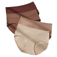 Culottes en coton pour femmes, taille mi-haute, effet ventre plat, usage quotidien, grandes tailles, douces et respirantes