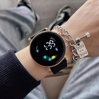 Montre électronique de sport lumineuse pour adolescents, pour garçons et filles, étudiants du collège et du lycée