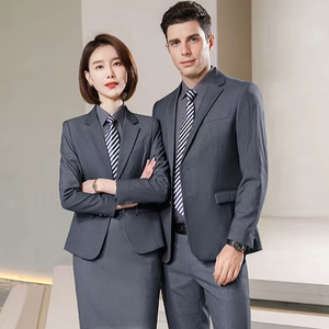 Traje elegante <span class=keywords><strong>de</strong></span> estilo occidental para mujer, versión <span class=keywords><strong>de</strong></span> invierno <span class=keywords><strong>de</strong></span> la trayectoria profesional, uniforme <span class=keywords><strong>de</strong></span> estudiante <span class=keywords><strong>de</strong></span> moda, <span class=keywords><strong>de</strong></span> estilo occidental, para mujer - Product Image 1