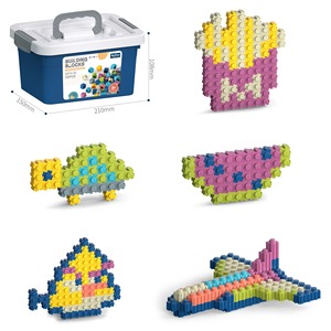 Novedad 2026: Caja de Almacenamiento Portátil DIY para Bloques de Construcción Modulares Infantiles y Juguetes de Copos de Nieve - Product Image 4