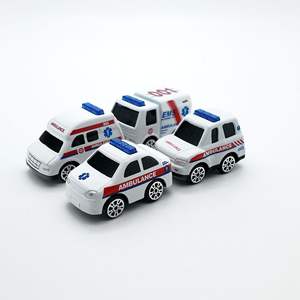 Mini porte-clés en alliage de 4,8 cm sur le thème de la voiture et de l'<span class=keywords><strong>ambulance</strong></span> médicale - Product Image 3