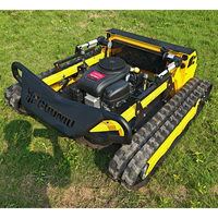 Tondeuse à gazon industrielle autopropulsée à essence 4 temps Bibo Advanced Technology, robuste, télécommandée, à propulsion robotisée