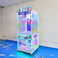Machine à pinces à monnayeur pour jeu de distribution de prix, attrapeur de récompenses d'arcade à éclairage LED pour centre commercial et cinéma