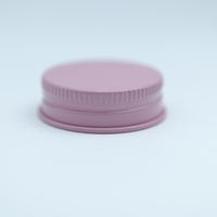 Venta Directa de Fábrica, Tapa de Aluminio Rosada Personalizable de Grado Alimenticio, Apta para Botellas de Vidrio y Latas de Alimentos
