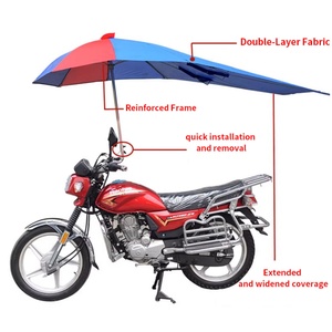 Motorcycle <b>Umbrella</b> for Rain and Sun Protection Windproof Waterproof Easy Install Strong Motorbike <b>Umbrellas</b> - Product Image 5