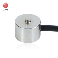 Mini capteur de force de compression à bouton, capacité 100 kg, micro-capteur pour espaces restreints, fixation par trou de vis, sortie analogique