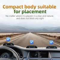 Velocímetro GPS LED WiiYii G3 de 5.5 Pulgadas con Pantalla Head-Up, Conexión USB Tipo C, Garantía de 2 Años, Ajuste Universal para Todos los Autos