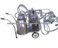 Machine à traire à pompe à seaux simples et doubles de 25 L pour vache et chèvre, état neuf