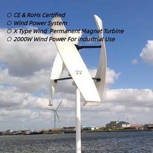 Ветрогенератор с вертикальной осью (ВАВТ) - 500 Вт, 800 Вт, 12 В, 24 В, 48 В, бесшумная конструкция для дома, крыш и городских зон - Product Image 2