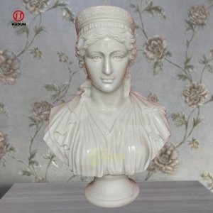 <span class=keywords><strong>Buste</strong></span> sculpté à la main Sculpture en <span class=keywords><strong>marbre</strong></span> Femmes <span class=keywords><strong>Buste</strong></span> en pierre naturelle pour la décoration de la maison - Product Image 3
