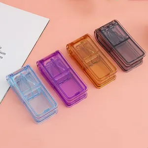 Mini scatola portapillole portatile e custodia per Splitter per frantoio per pillole/astucci per medicinali tagliapillole