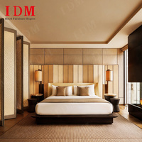 Ensembles de Chambres à Coucher Modernes en Bois Massif Personnalisés IDM pour Hôtels et Appartements 5 Étoiles - Mobilier Commercial Écologique