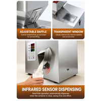 Machine de remplissage semi-automatique multifonctionnelle pour poudres et granulés, avec pesage, pour lait en poudre, noix, graines, granulés, aliments secs pour animaux