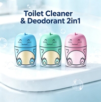 Bloc nettoyant pour toilettes au parfum nouvelle génération, formule sans danger pour les fosses septiques et durée de vie supérieure aux blocs nettoyants courants
