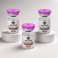 Étiquettes personnalisées pour flacons de peptides 1 ml, autocollants pour flacons transparents givrés avec impression couleur personnalisée pour l'identification et le stockage en laboratoire