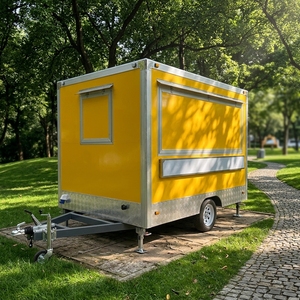 Camion de restauration mobile entièrement équipé, camions de restauration rapides personnalisés d'occasion, <span class=keywords><strong>remorque</strong></span> de concession à prix abordable - Product Image 1